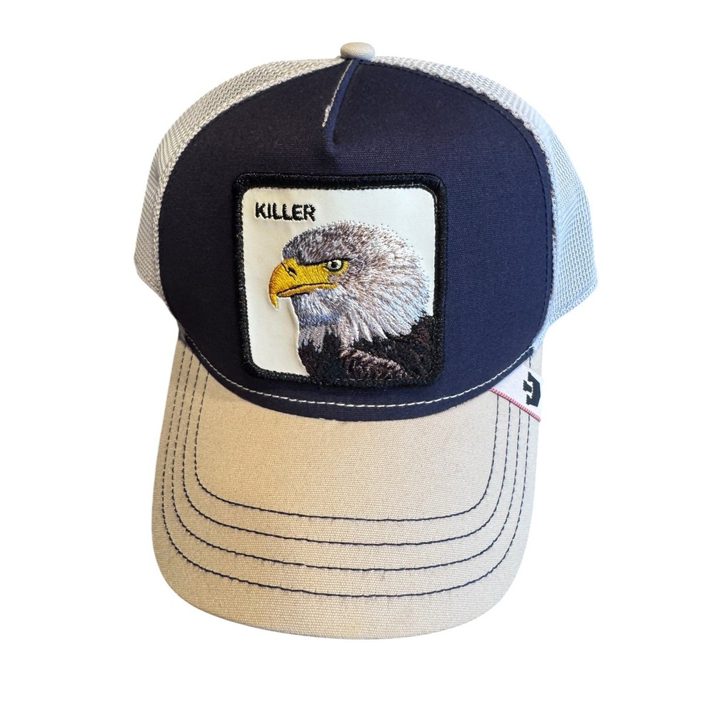 GoorinBros MV Eagle Killer Patch Predator Trucker Hat Mesh Back Adjustable Strap